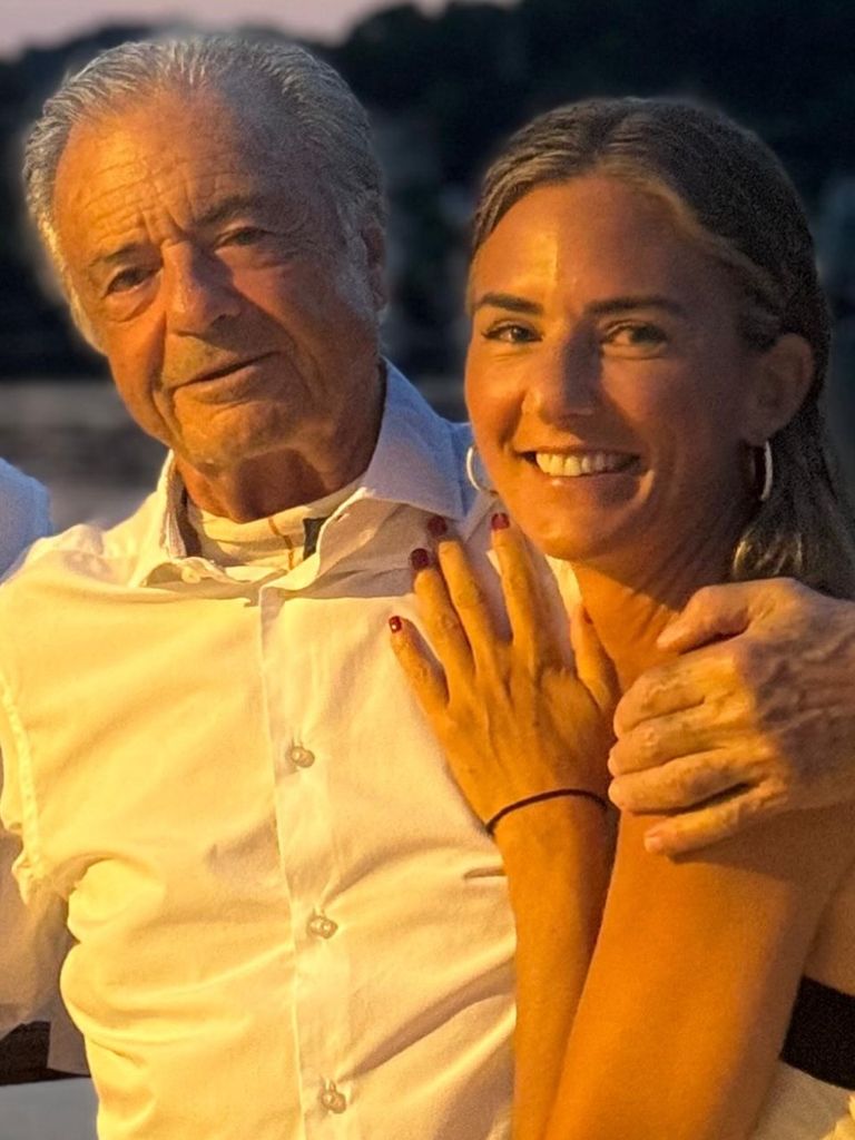 Marta Corsini junto a su padre, Jacobo