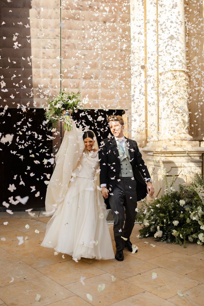 Vestido de novia diseñado por Sole Alonso para Lucía Suárez, fundadora de Deluem