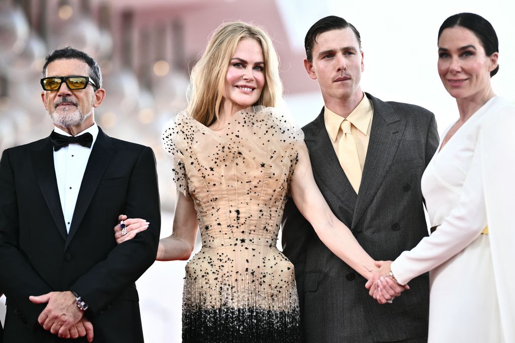 Harris Dickinson,  Nicole Kidman,  Sophie Wilde y Antonio Banderas 