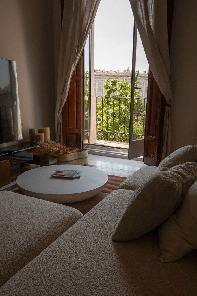 Piso con vistas al Palacio Real de Madrid