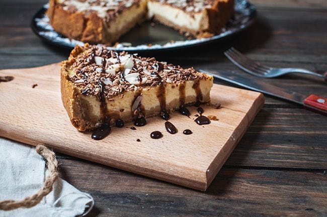 tarta de queso sin horno