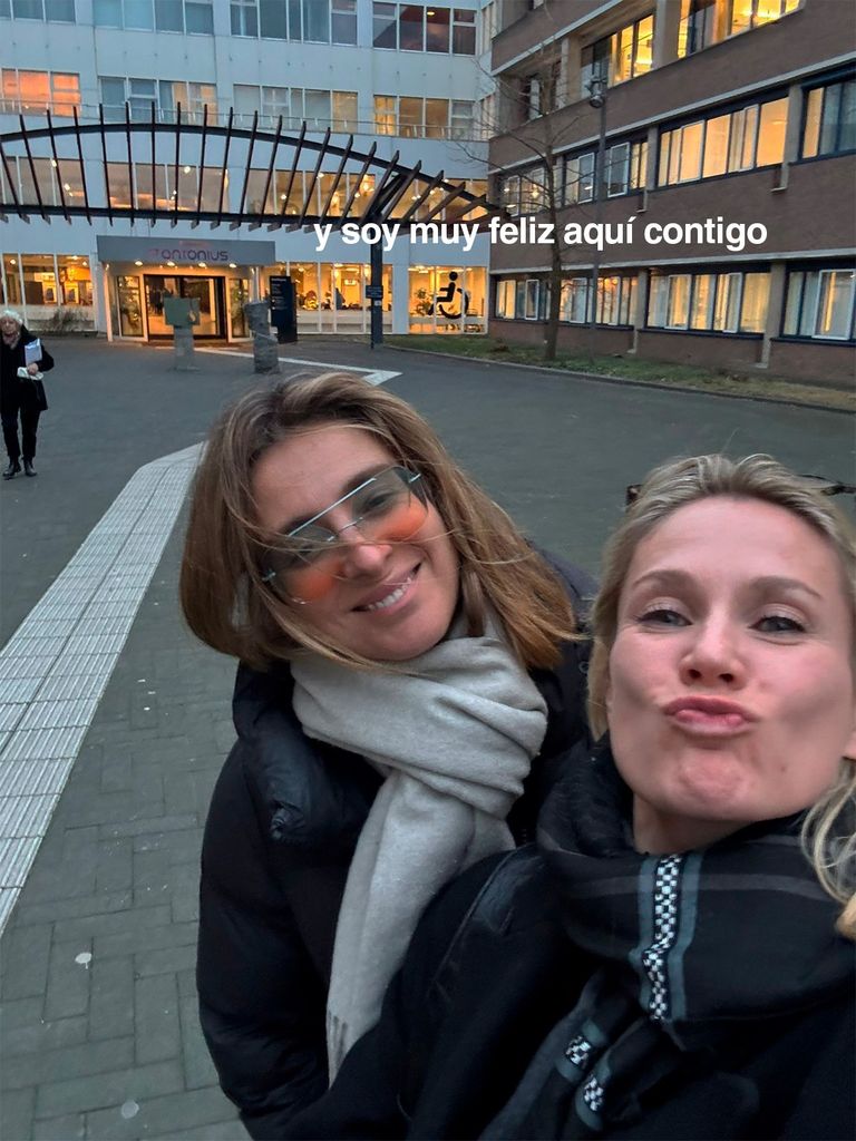 "Soy muy feliz aquí contigo", dijo Sandra de su vida en Ámsterdam junto a Pascalle