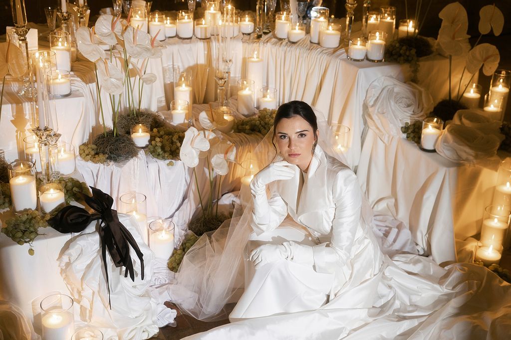 Decoración de boda con velas en Valencia
