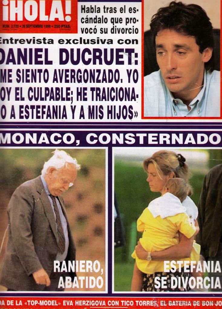 Portada de la revista ¡HOLA! en 1996 con el monográfico sobre el escándalo en el Principado