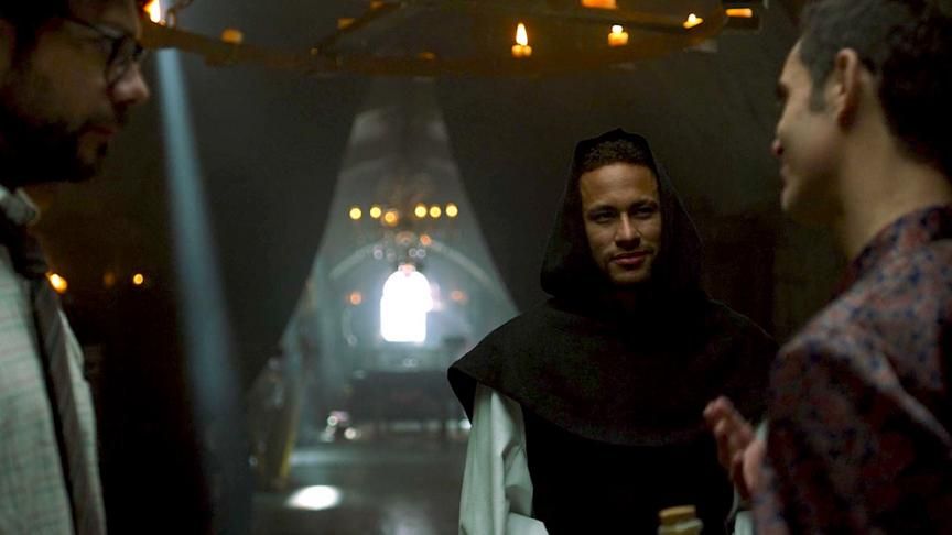 Neymar Jr. en su participación en 'La casa del papel'