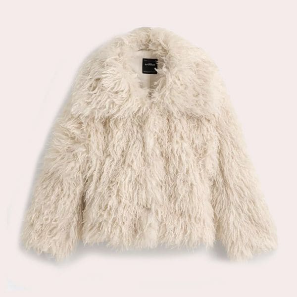Abrigo efecto pelo