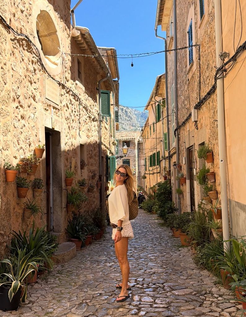 Amelia Bono en una escapada a Palma de Mallorca, 2026.