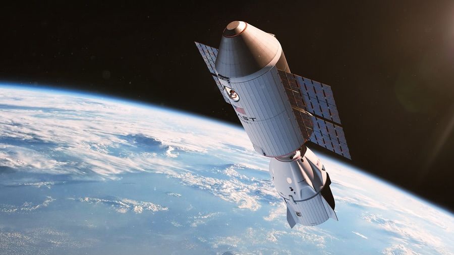 Recreación artística de la futura estación espacial Haven-1, donde John McFall podría participar en una misión pionera en 2027
