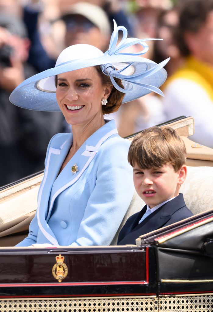 Kate Middleton junto a su hijo el príncipe Louis en Trooping The Colour el pasado 13 de junio de 2026.