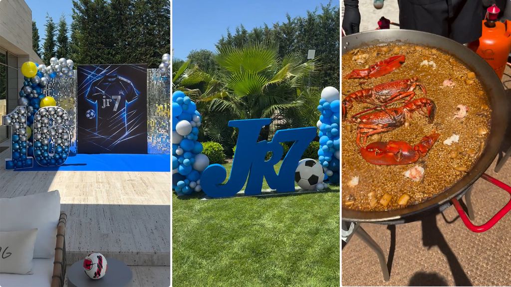 Georgina Rodríguez organizó una pool party para Cristiano Ronaldo Junior