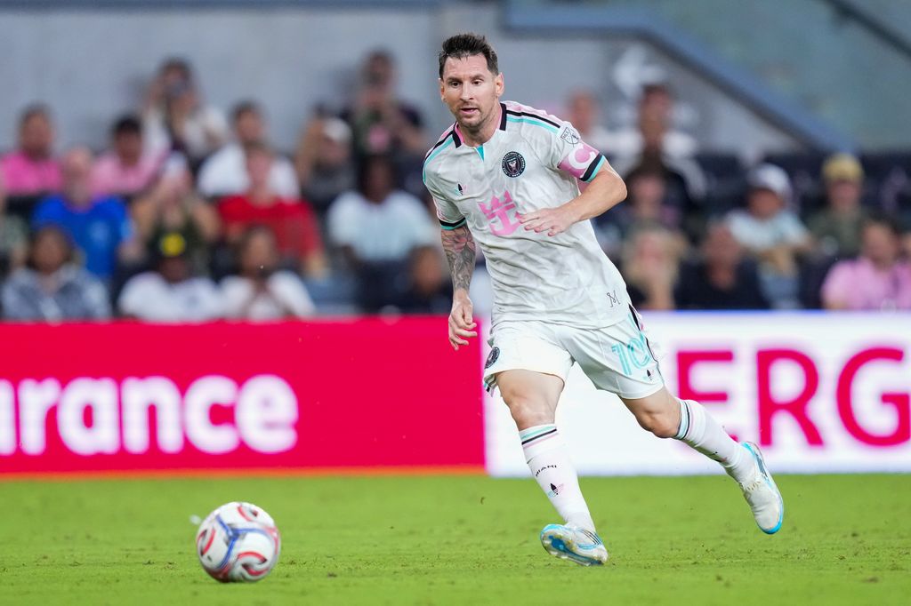 Lionel Messi junto al Inter Miami CF en el partido contra Columbus Crew