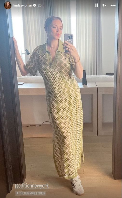 Lindsay Lohan presume de embarazo