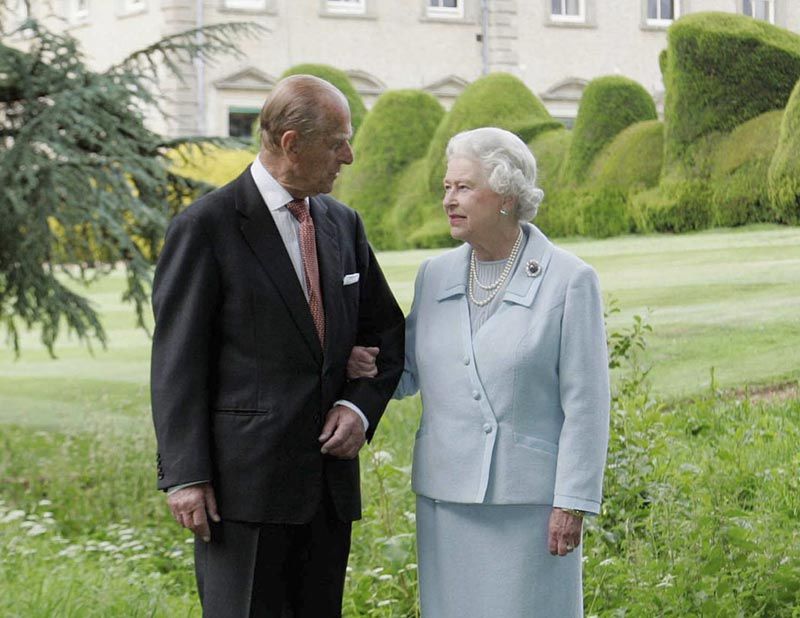Reina Isabel II y Felipe de Edimburgo