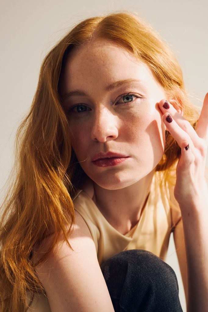 chica con la piel sensible