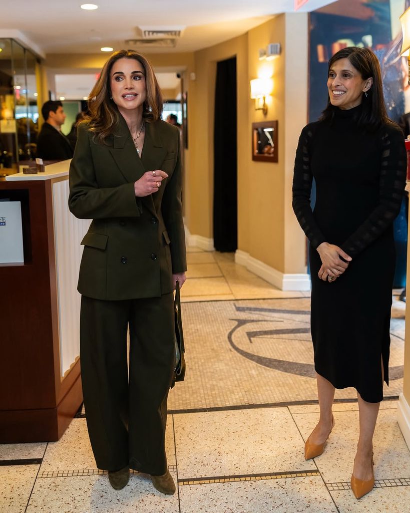 La 'royal' hachemita, con Usha Vance