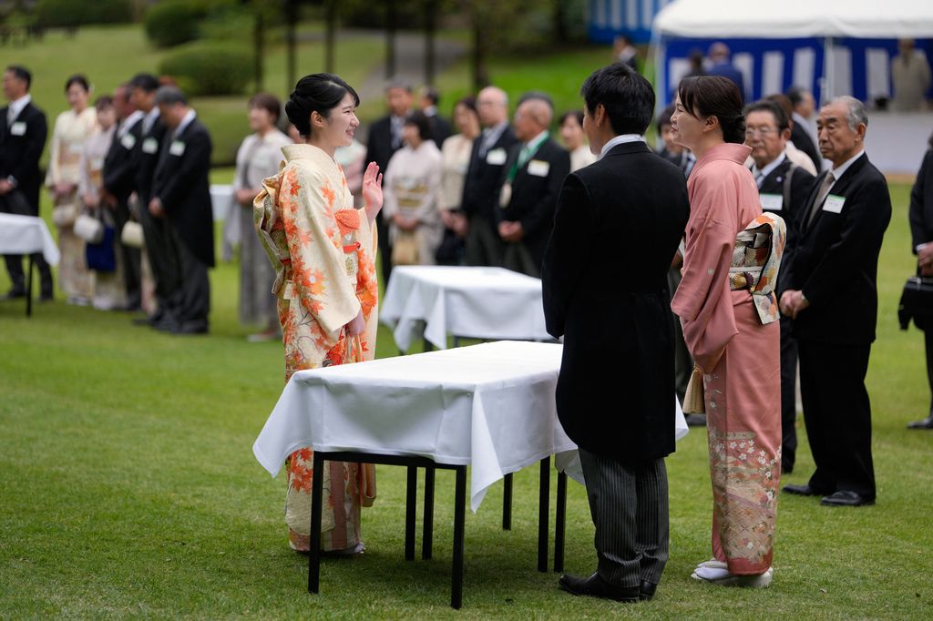 Fiesta de otoño en el jardín del Palacio Imperial de Akasaka en Tokio el 29 de octubre de 2026