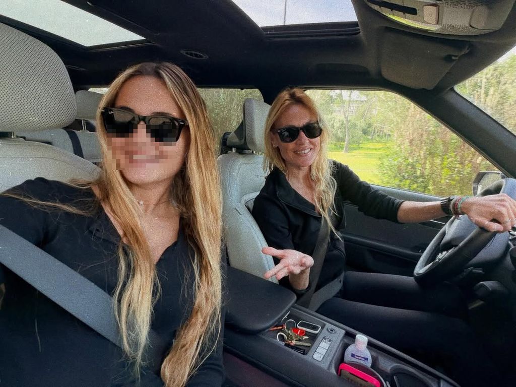 Carolina Cerezuela y Carla Moyá, en la imagen que compartía este jueves la actriz