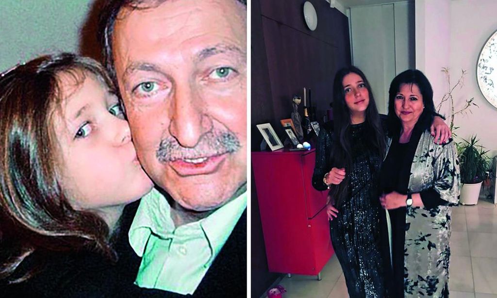 
Berenice de niña con su padre, Paco Lobatón, y a lado, en la actualidad con su madre, la también periodista y escritora Mari Pau Domínguez.
