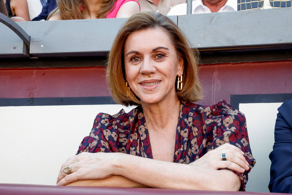 Maria Dolores de Cospedal Garcia en la Corrida de la Prensa 