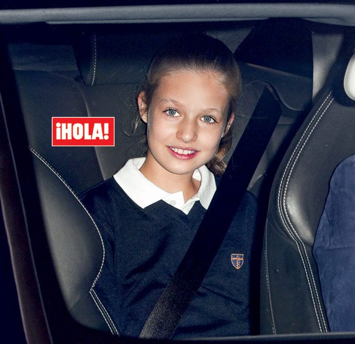 Imágenes exclusivas de la vuelta al colegio de la princesa Leonor