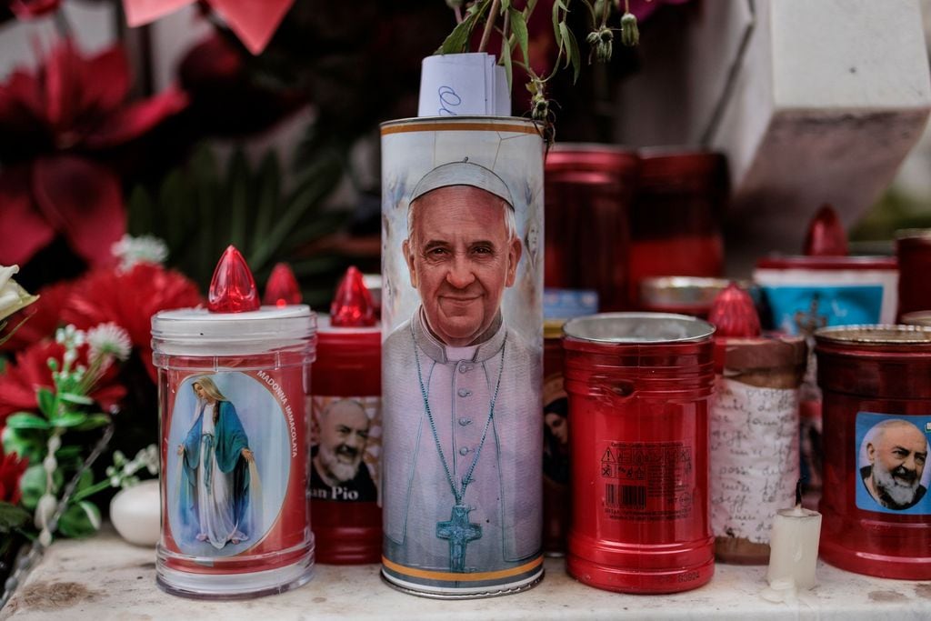 Pope Francis hospitalized at Gemelli hospital in Rome, Italy - 20 Feb 2025 
 

