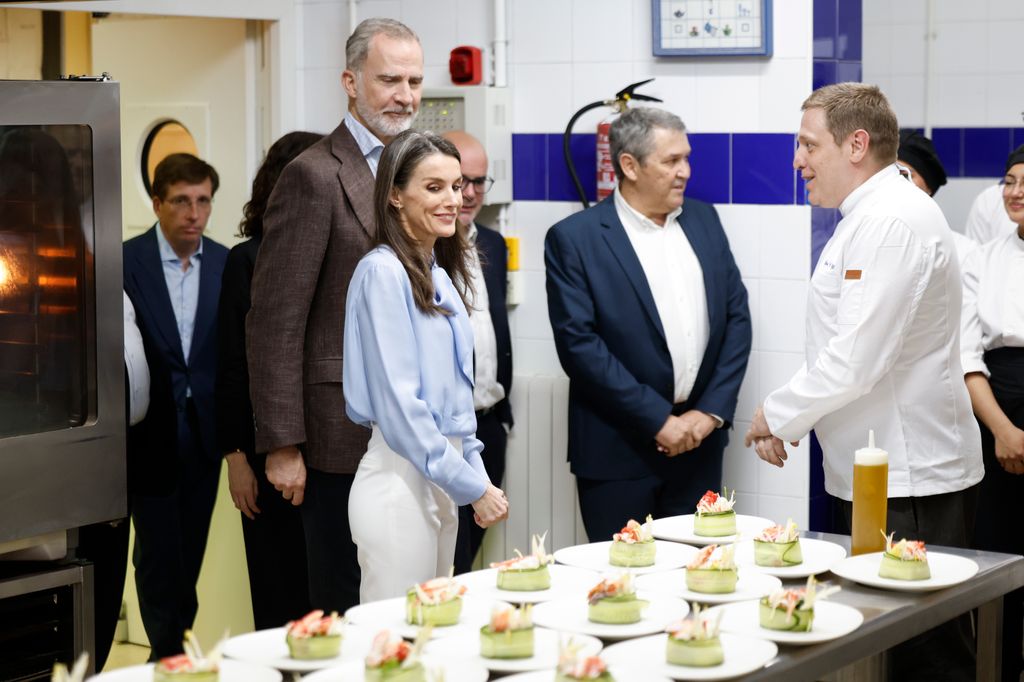 El menú que ha preparado la Fundación José María Llanos para el rey Felipe VI y la reina Letizia