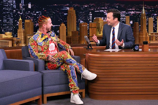 J Balvin y Jimmy Fallon