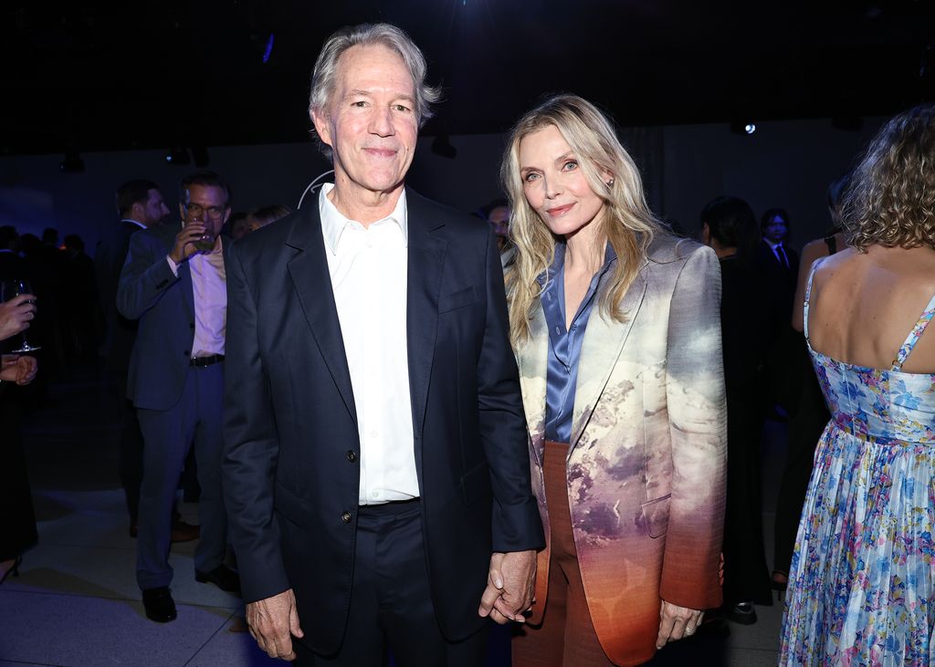 David Kelley y Michelle Pfeiffer asisten a The Nat Gala, celebrada en Halo 28 el 20 de septiembre de 2026 en Nueva York