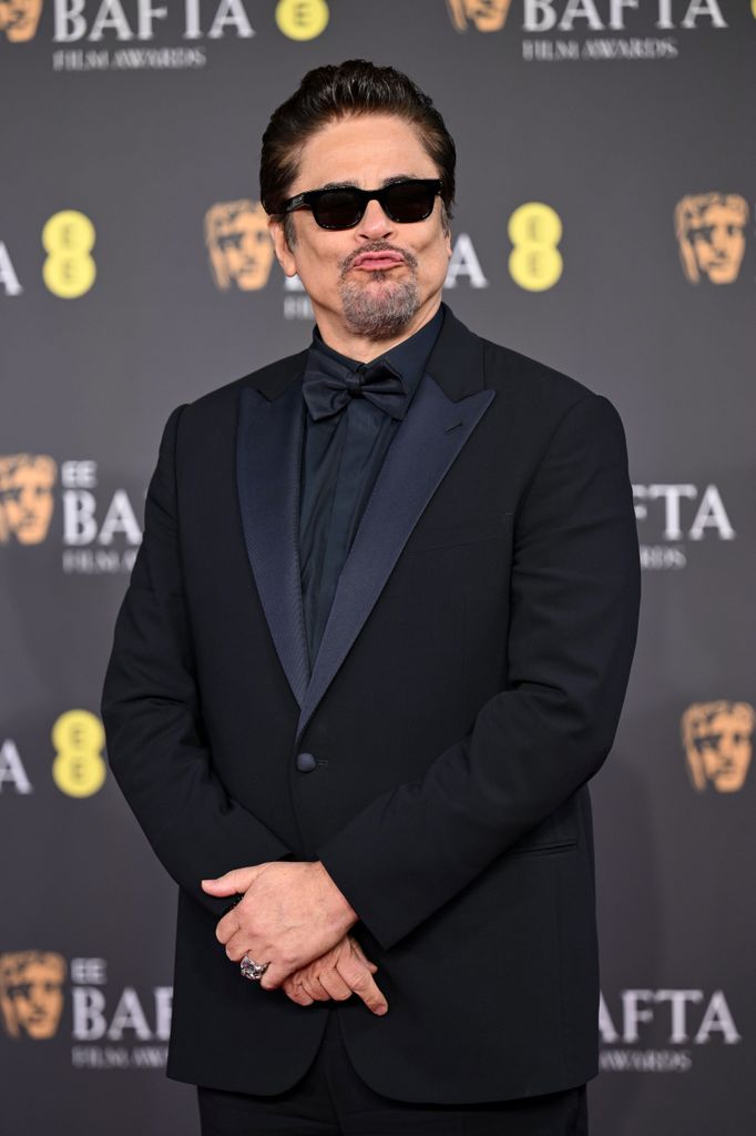 Benicio del Toro en los premios BAFTA 2026