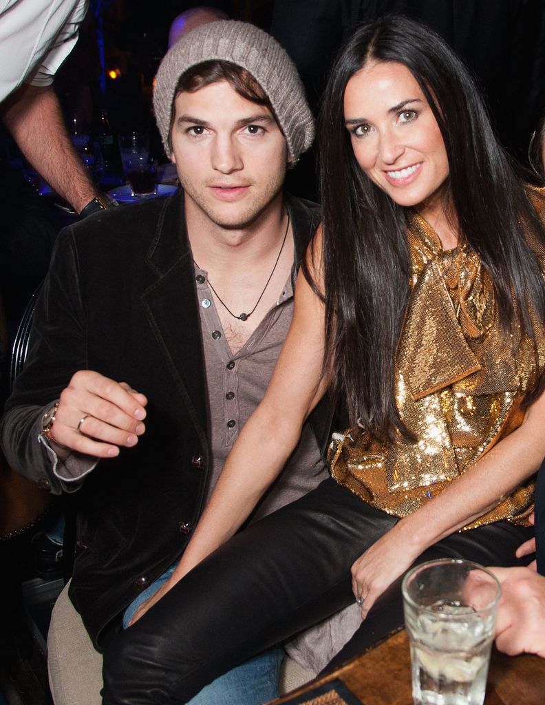 Ashton Kutcher y Demi Moore