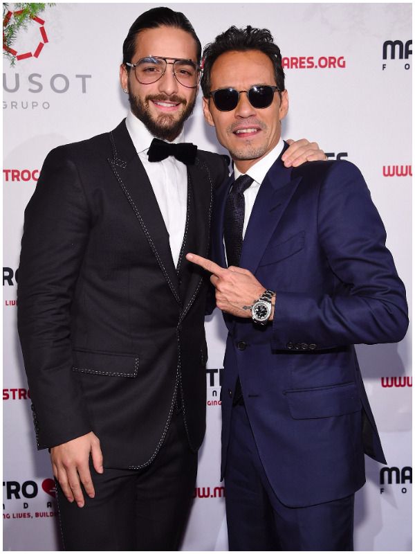 Maluma y Marc Anthony en 'Felices los Cuatro'