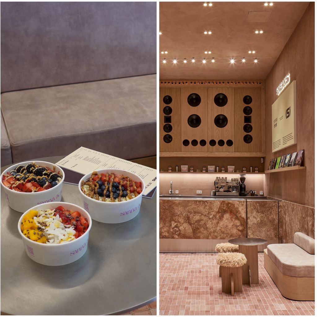 Açai y Sneaks, la cafetería de especialidad ubicada en la flagship de la marca de zapatillas Hoff en Madrid