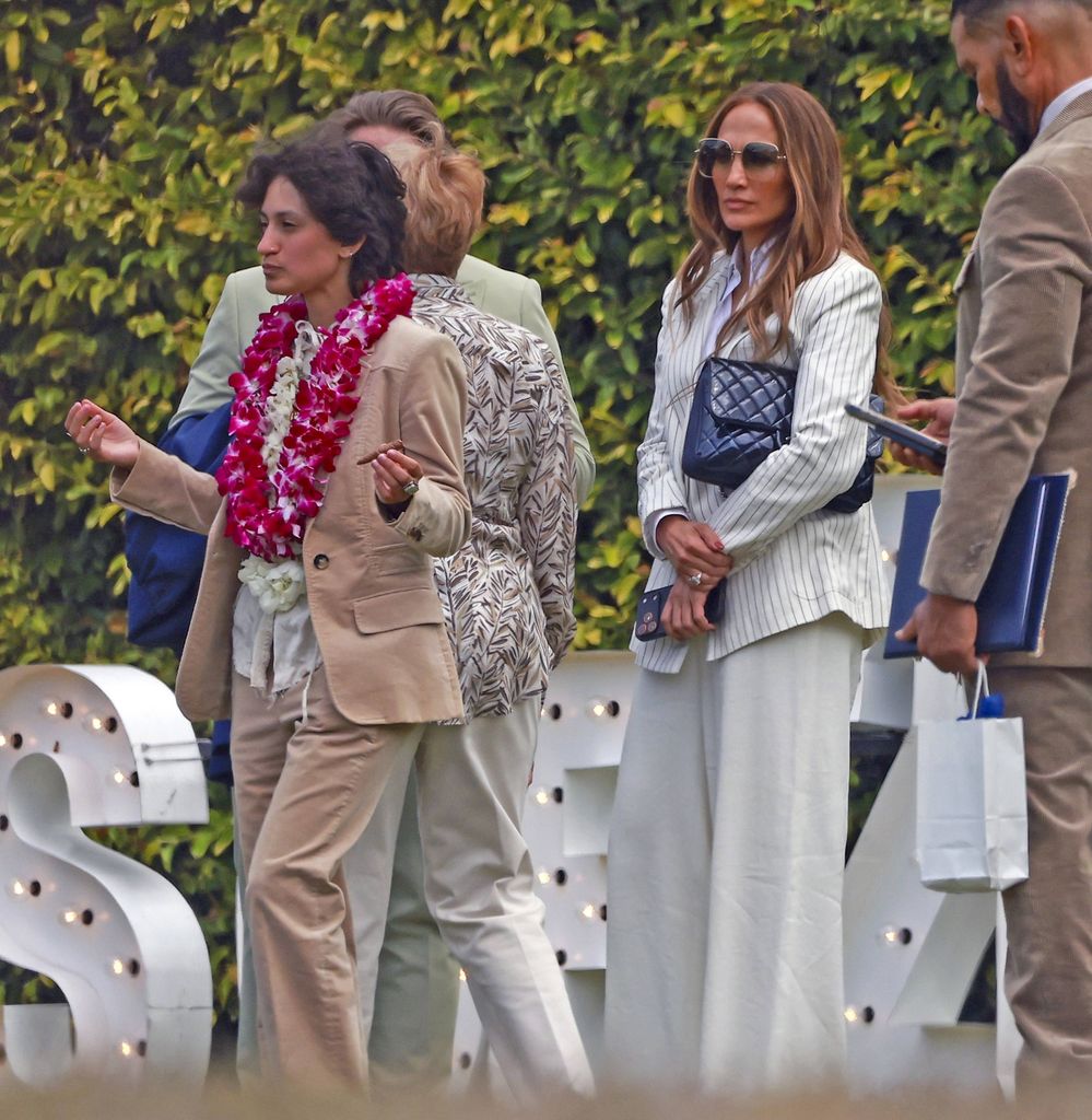 Emme Maribel Muñiz, hijx de Jennifer Lopez y Marc Anthony, en su graduación de preparatoria en Los Ángeles, California.