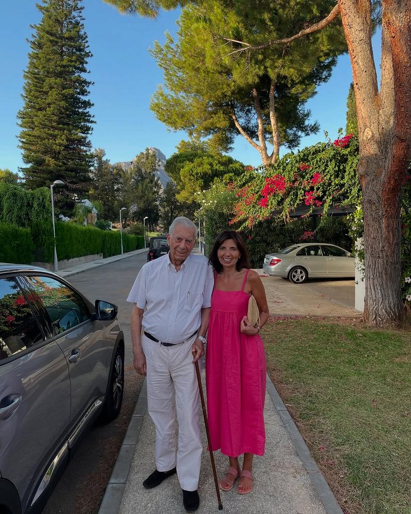 Mario Vargas Llosa y Nada Chedid Ziade, pareja de Álvaro Vargas Llosa