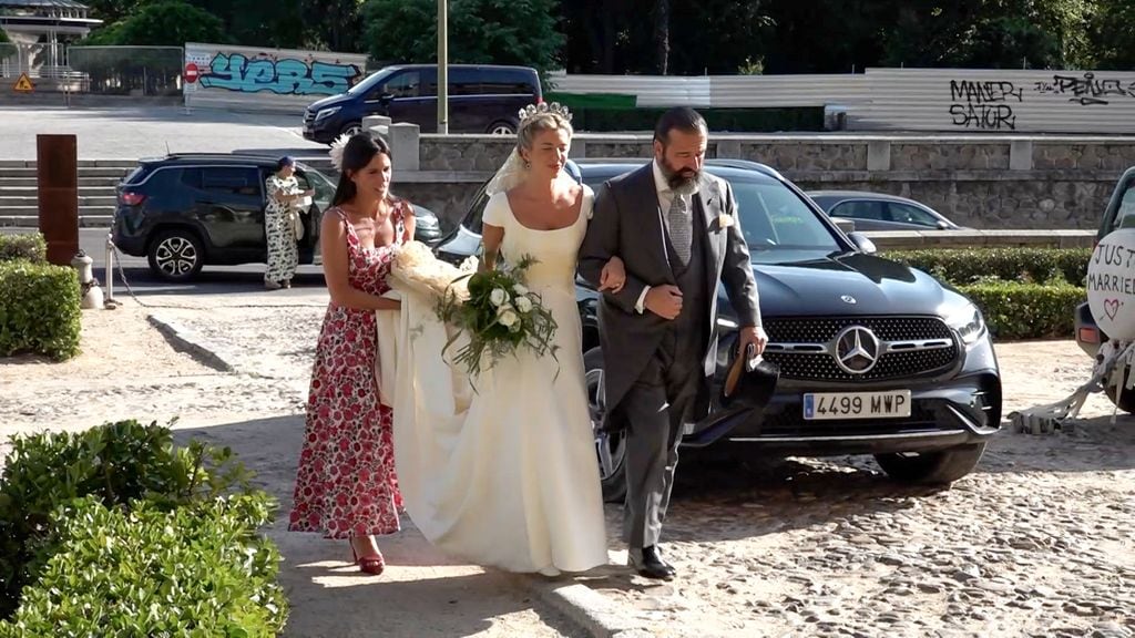 Imágenes de la boda de Casilda de Nicolas y Miguel Matossian este sábado
