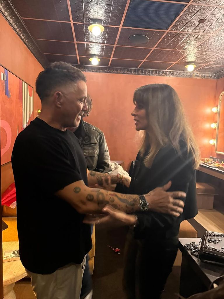 Alejandro Sanz y Alejandra Gere, nada más verse
