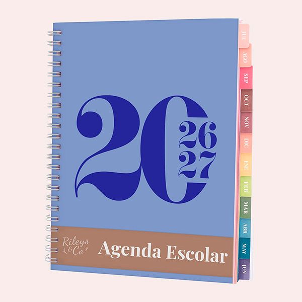 Rileys 2026-2027 Agenda Académica Tipográfica