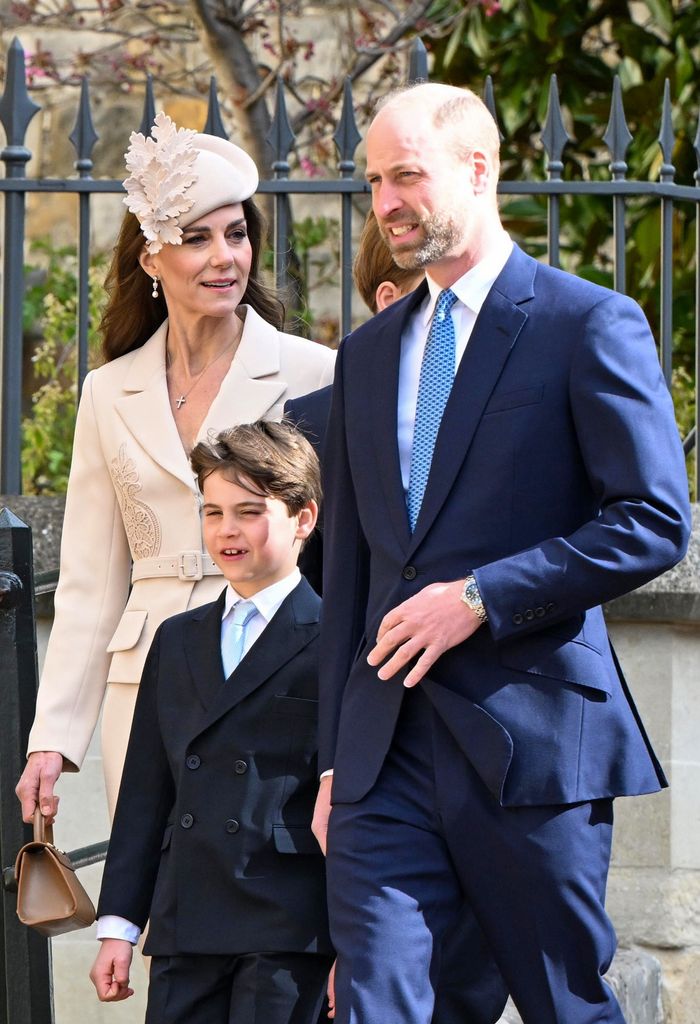 Kate Middleton, princesa de Gales, en la misa de Pascua 2026.