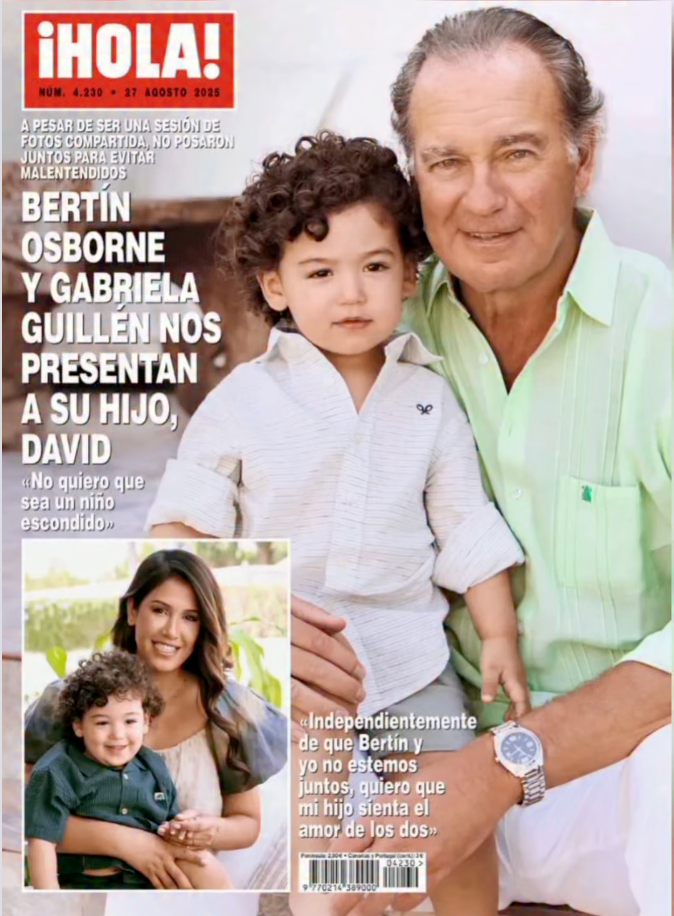 La portada donde nos presentaron a David