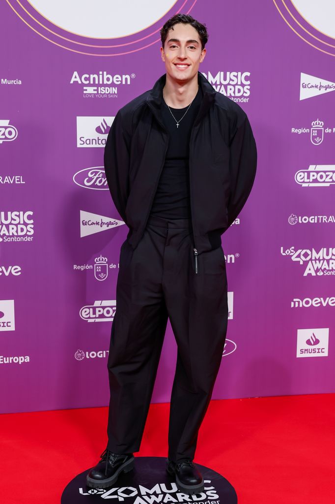 Plex posa en la alfombra roja de Los40 Music Awards