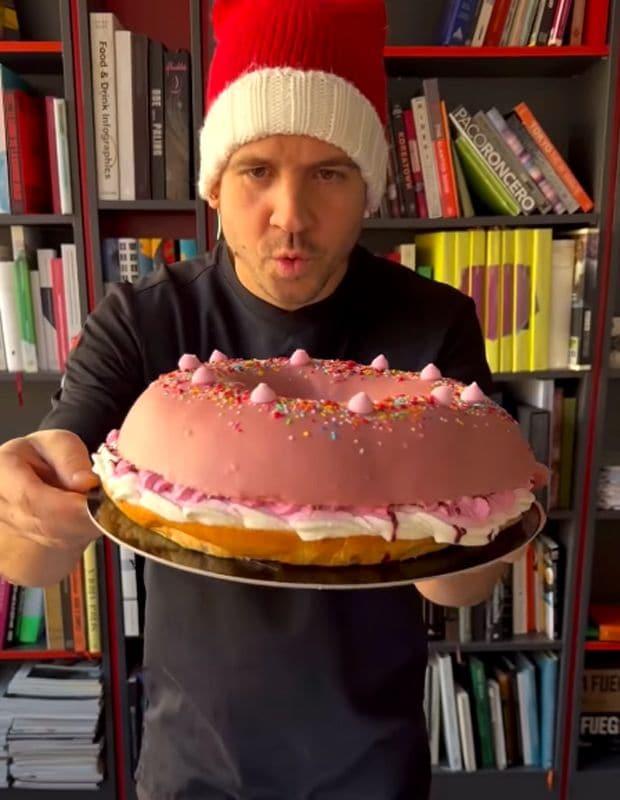 Dabiz Muñoz y su nuevo roscón Pink Fantasy