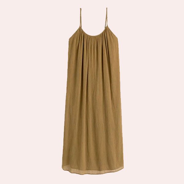 vestido caqui