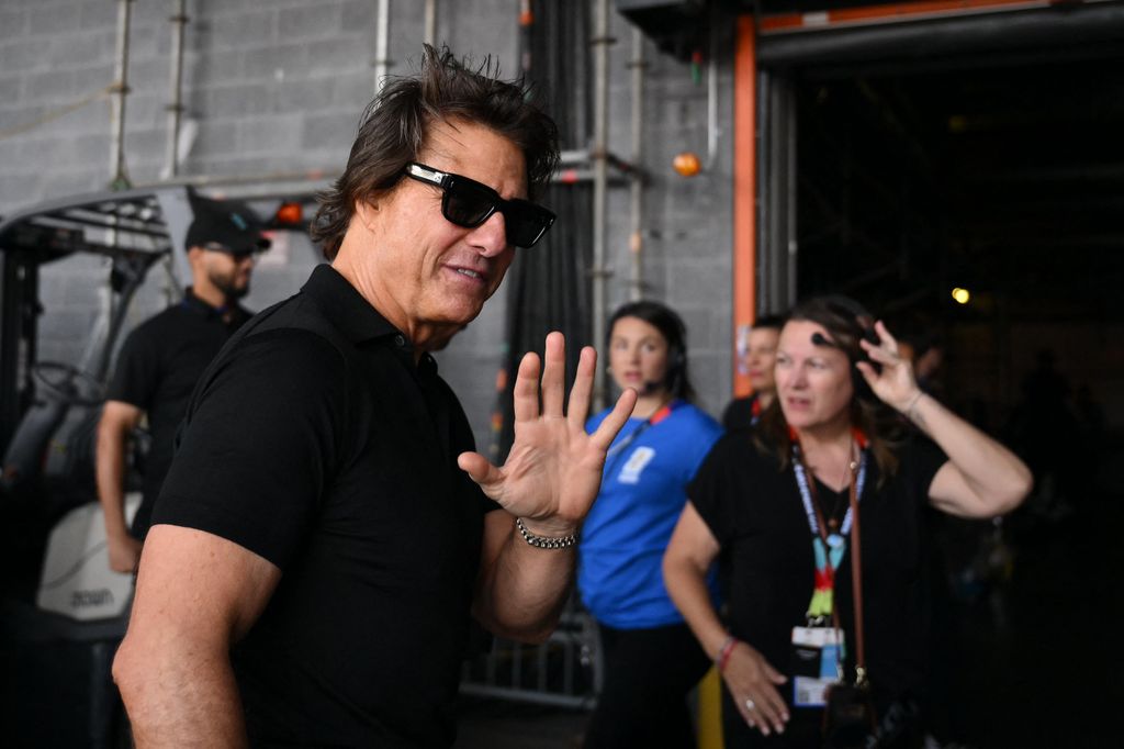 Tom Cruise a su llegada al Estadio Nueva York Nueva Jersey,