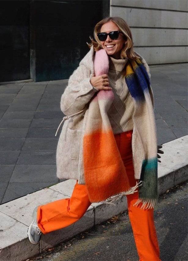 Bufandas en invierno