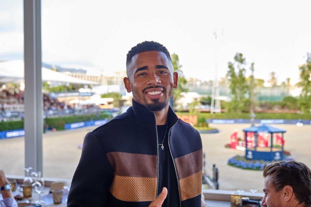 Gabriel Jesús, jugador del Barça, en el CSIO