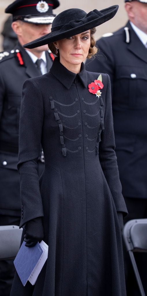 La princesa de Gales, Kate Middleton, en el Armistice Day, 2025.