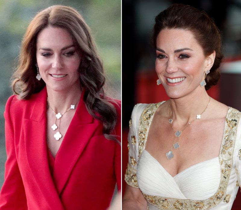 Kate Middleton con joyas de Van Cleef & Arpels