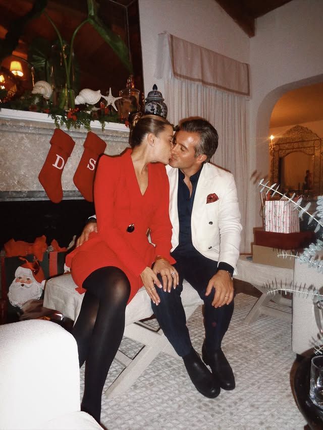 Michelle Salas y su esposo, Danilo Díaz Granados, recibieron a la familia de la influencer en Miami