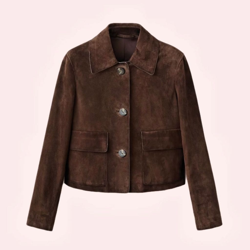 Chaqueta de ante de Mango