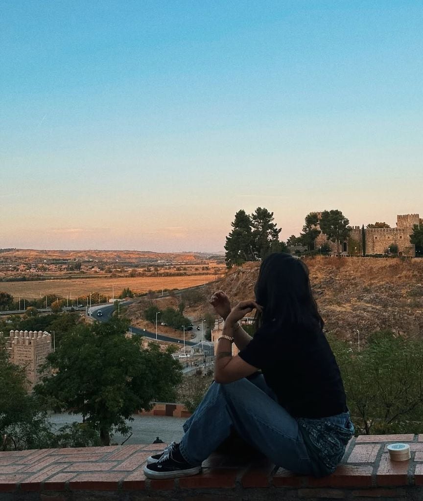 Aranza mostró su talento como fotógrafa en este viaje.